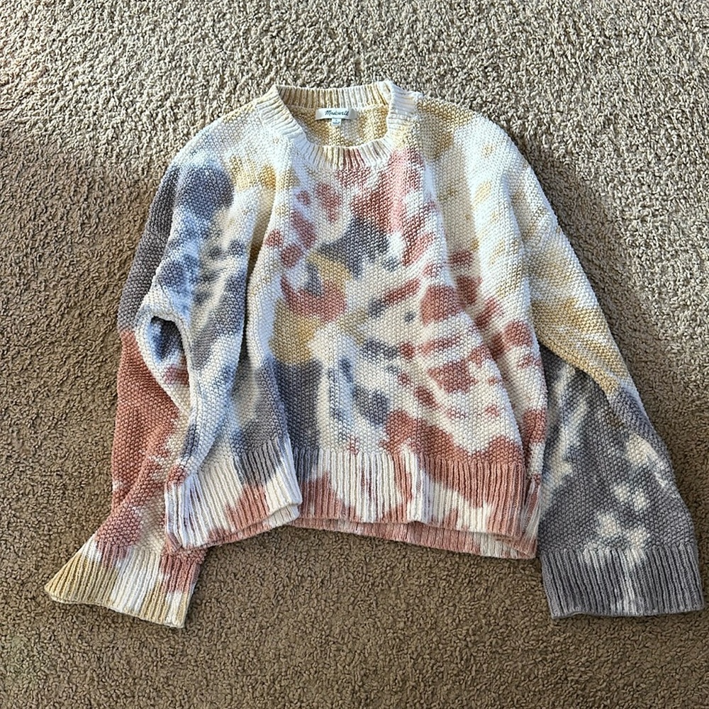 Madewell Westford Tie Dye sweater